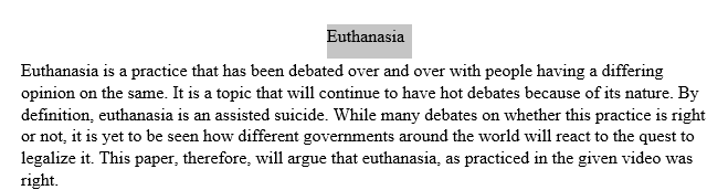 euthasinia