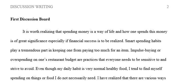Answer two questions about your daily spending habits on food. 