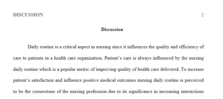 Clinical judgment in our daily practice can influence how we (nurses) take care of our patients.