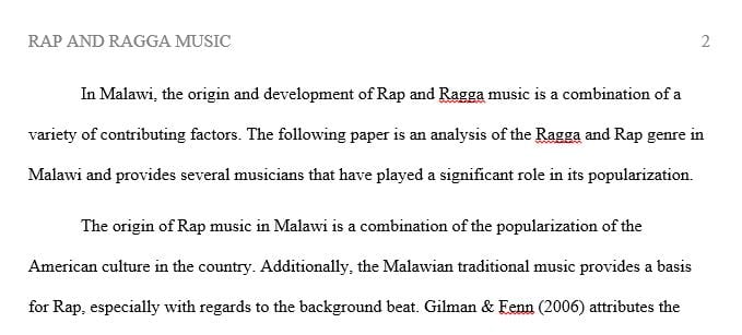 Compare and contrast the origin and development of Rap and Ragga music in Malawi and Zokela Sounds.