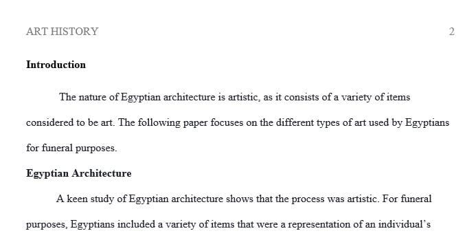 Considering Egyptian architecture, discuss the various forms used by Egyptians for funerary purposes.