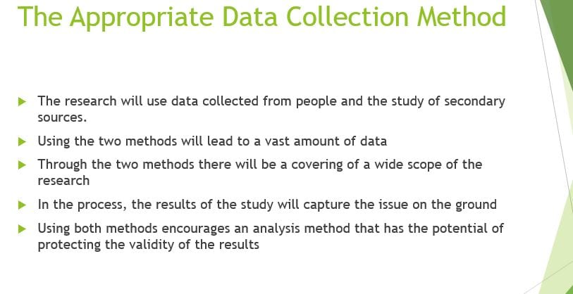Evaluate two potential data collection methods for your qualitative research study