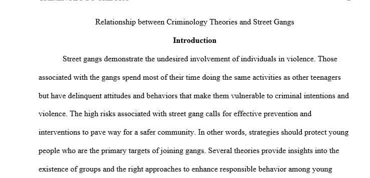 Explain the basic premises and concepts of the criminological theory