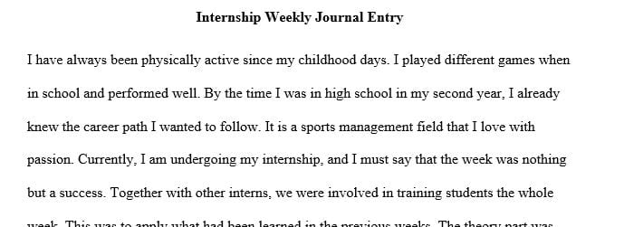 Sports management student doing an intern as a physical education gym teacher.