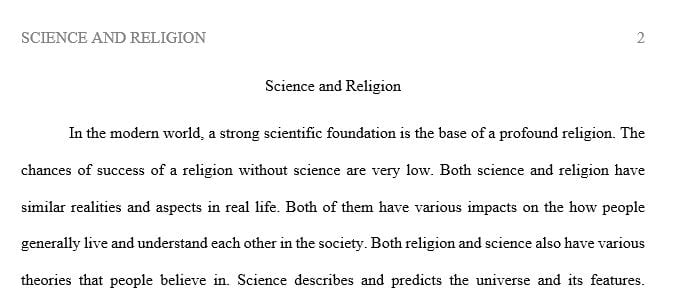 The historical relationship between science and religion has taken many forms.