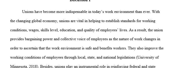 What do you see as the most important provision in the Wagner or National Labor Relations Act