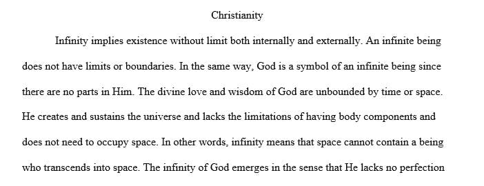 What is the difference between infinity and eternity