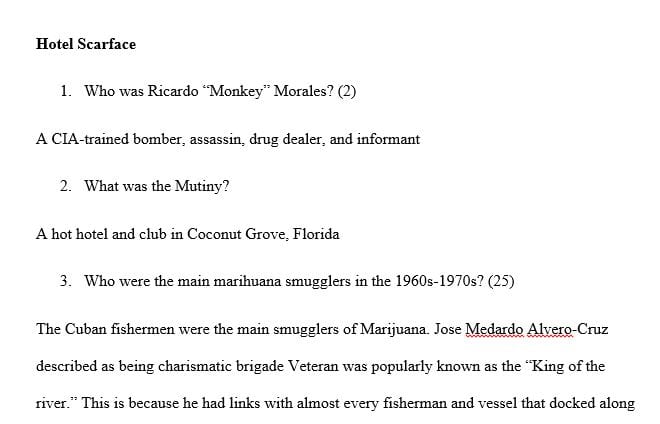 Who were the main marihuana smugglers in the 1960s-1970s