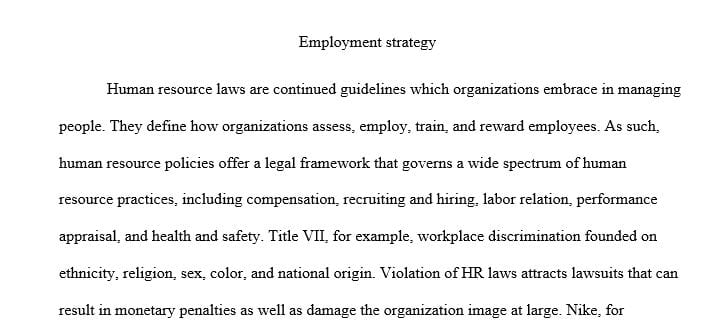 You have been tasked with developing a training to help prevent future violations of the HR law.