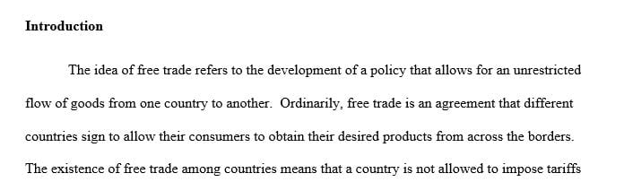 Evaluate the pros and cons of free trade for countries and the planet.