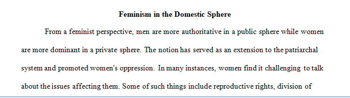 Explain how the passages relate to the major themes of the play advances feminism in the domestic sphere