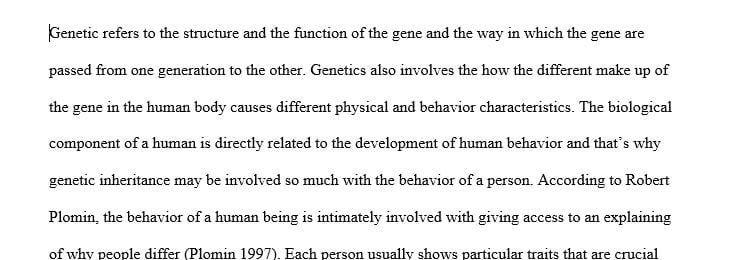 To what extent can genetics or maternal environment affect the development of personality 