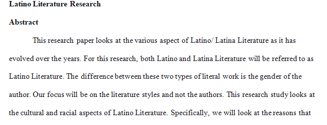 Select two favorite authors from The Norton Anthology of Latino Literature