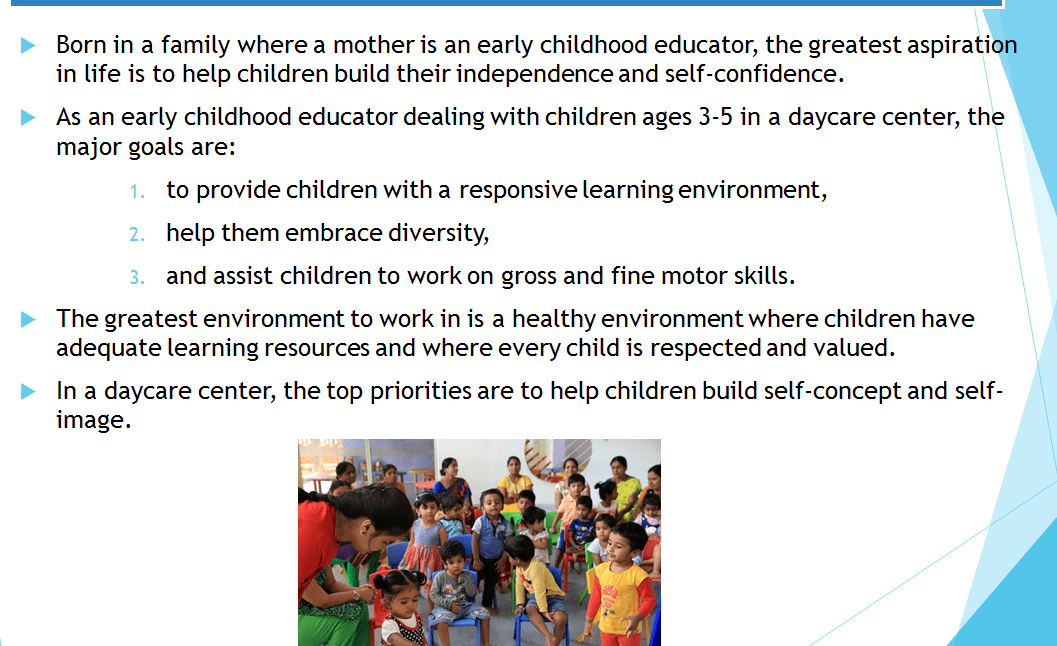 Early childhood education settings are comprised of diverse children and families