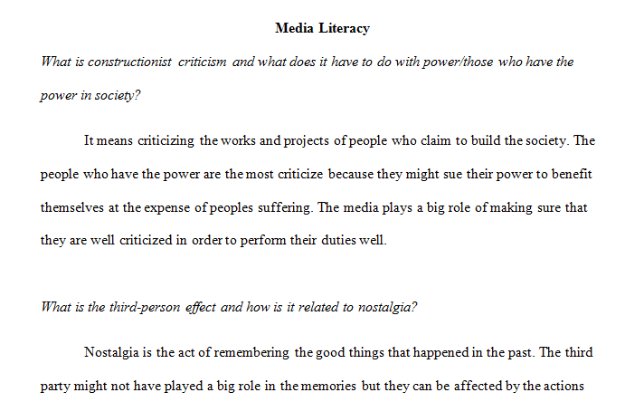  How is media literacy related to democracy and democratic practices