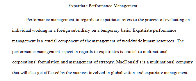 Performance management processes in multinational corporations.