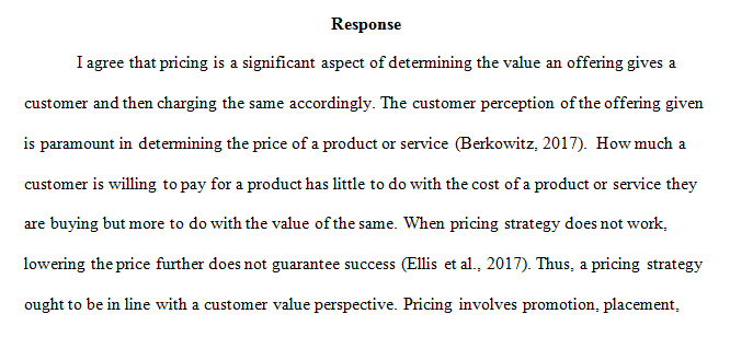 The theory of price must be determined