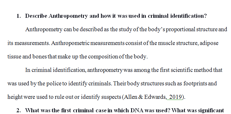 What was the first criminal case in which DNA was used