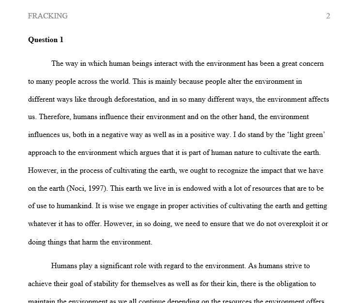 Does your position on fracking represent the Malthusian or Cornucopian viewpoint? Why?