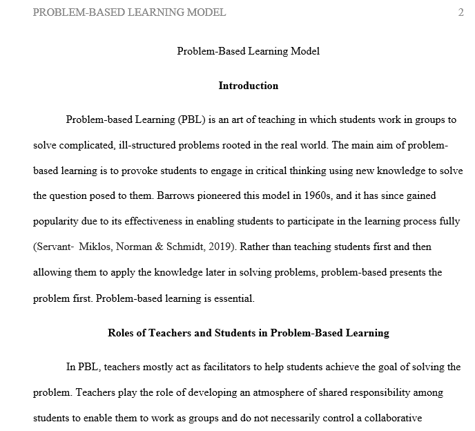 What is meant by Problem-Based Learning (PBL), and what this approach looks like in classrooms?