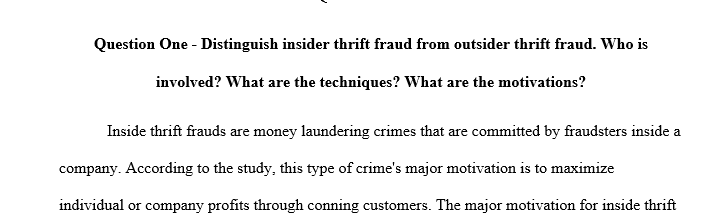  How does investment and financial services fraud work? Who are the actors typically involved in this sort of fraud?
