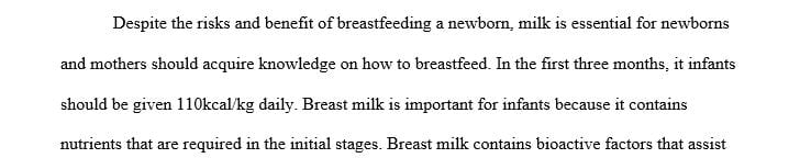 Explain how breast milk is formed in the mammary glands and the physiology of breast milk