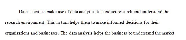 How do you describe the importance of data in analytics