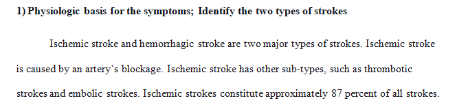 Find a recent nursing journal article that speaks about  symptoms in stroke diagnosis & management