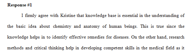 Demonstrate sound foundational knowledge and an understanding of the principles of biology