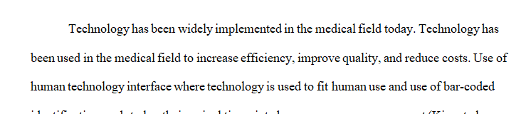 Describe how the change proposal for the new technology