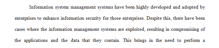 Explain (a) the purpose of an security analysis