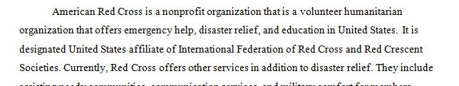 Identify select an organization or program in the government, nonprofit, or healthcare sector on which the strategic planning and marketing research