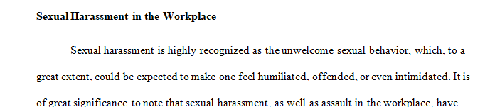 In light of these points is the issue of sexual harassment still a relevant concern in the typical workplace