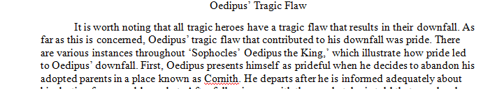 Is Oedipus really a tragic hero