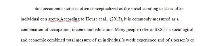 How does Gorski conceptualize socioeconomic status