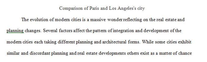 Read the following paper by Joan Dejean titled How Paris Became Paris The Invention of the Modern City. 