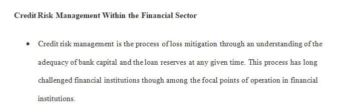 Differentiate the dimensions of credit risk and their impact on the aggregate economy.